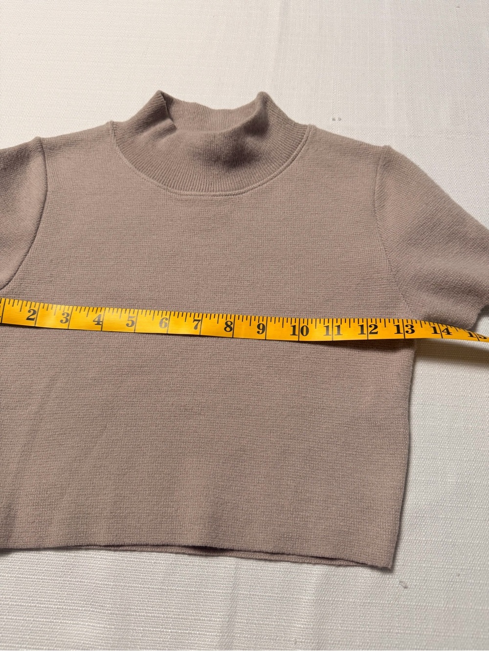 Zara Soft Knit Top in Light Taupe - Picture 2 of 6